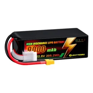 9000mAh 6S 22.2V 100C FPV Drone Battery