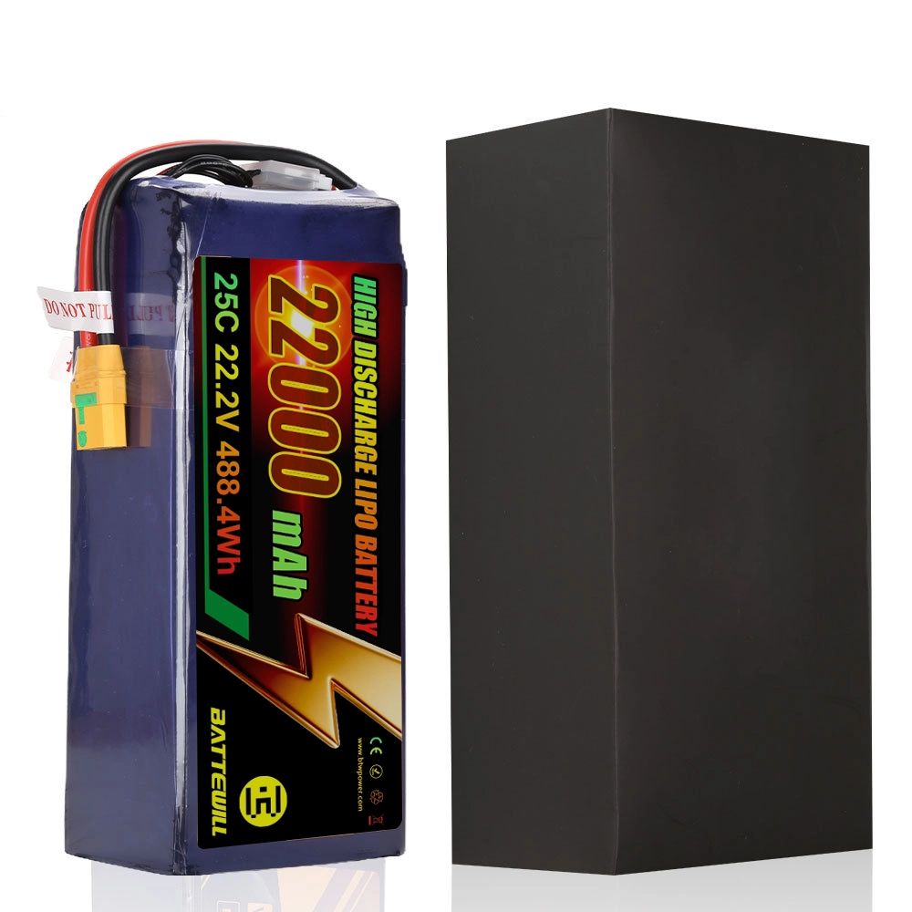 22000mAh lipo battery