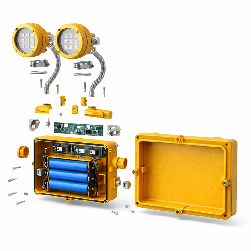 Emergency light power