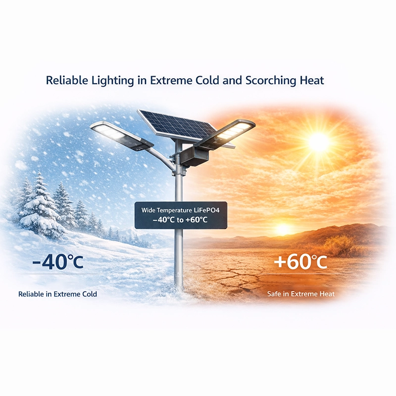 wide temperature solar battery