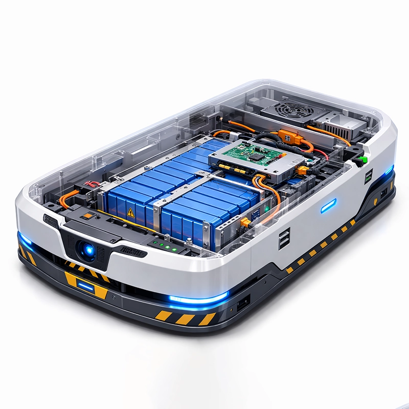 warehouse robot battery