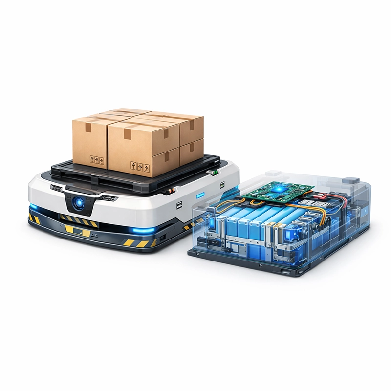 warehouse robot battery